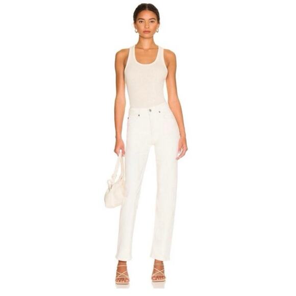 NEW NWT Re/Done 70s Ultra High Rise Stove Pipe Straight Leg Jeans Size 26 - Picture 1 of 9